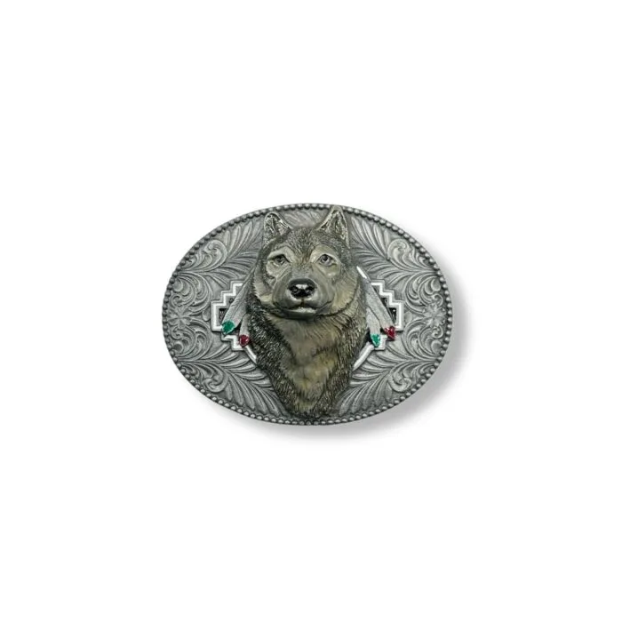 El-Gat-Amb-Boats-Platja-Daro-Shop-Online-Accessories-Wolf Head Oval Buckle