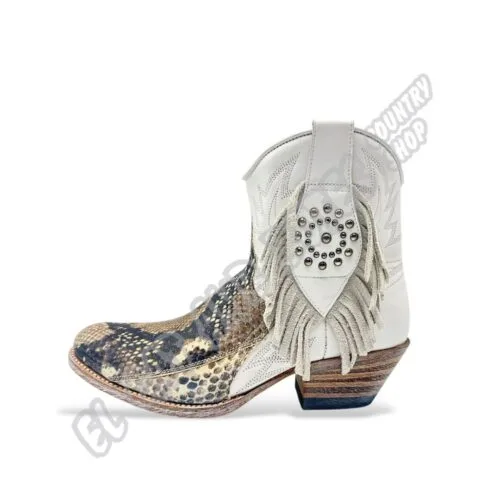 El Gat Amb Botes - Platja D'aro - Shop Online - Botines - Sendra 11653 Garduña Blanco