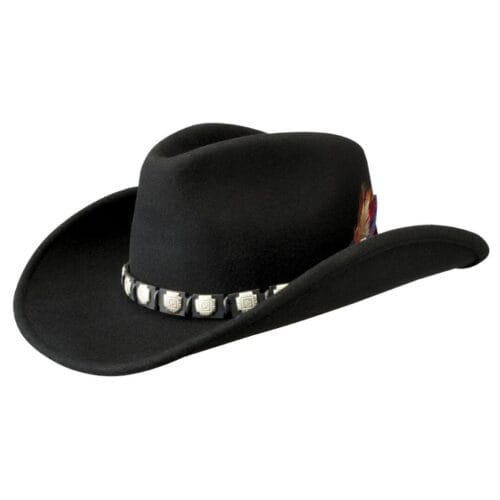 El-Gat-Amb-Boats-Platja-Daro-Shop-Online-Hats-Stetson-3598102-Hackberry-Western-Woolfelt-1-Black